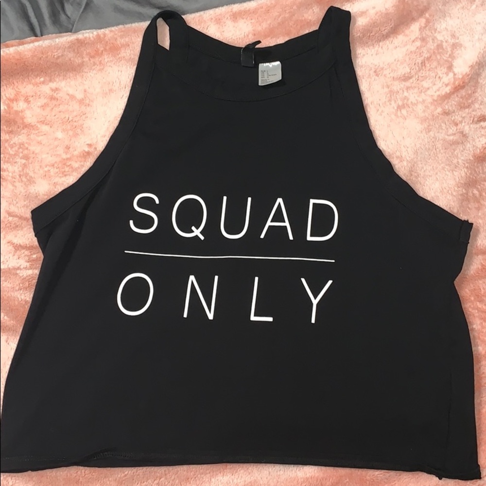 Black Crop Top